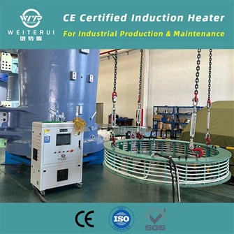 Bộ gia nhiệt cảm ứng làm mát bằng không khí 80kW{1}}cho khớp nối co ngót
